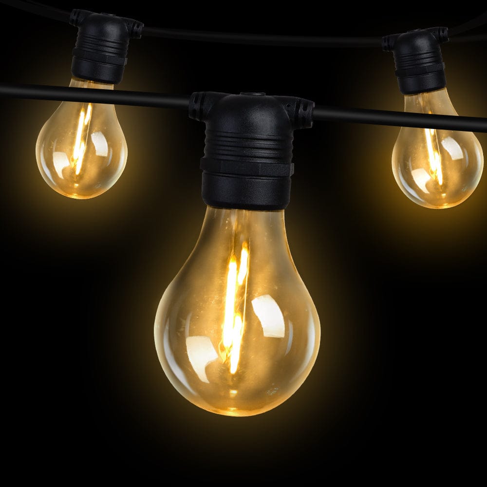 59m LED Festoon String Lights Outdoor Christmas Decorations Wedding Garden Party - SportZone.co.nz