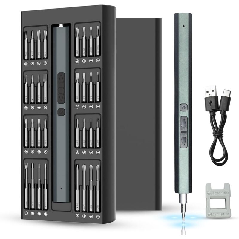 66 - in - 1 Cordless Electric Precision Screwdriver Kit with LED Ligh - SportZone.co.nz