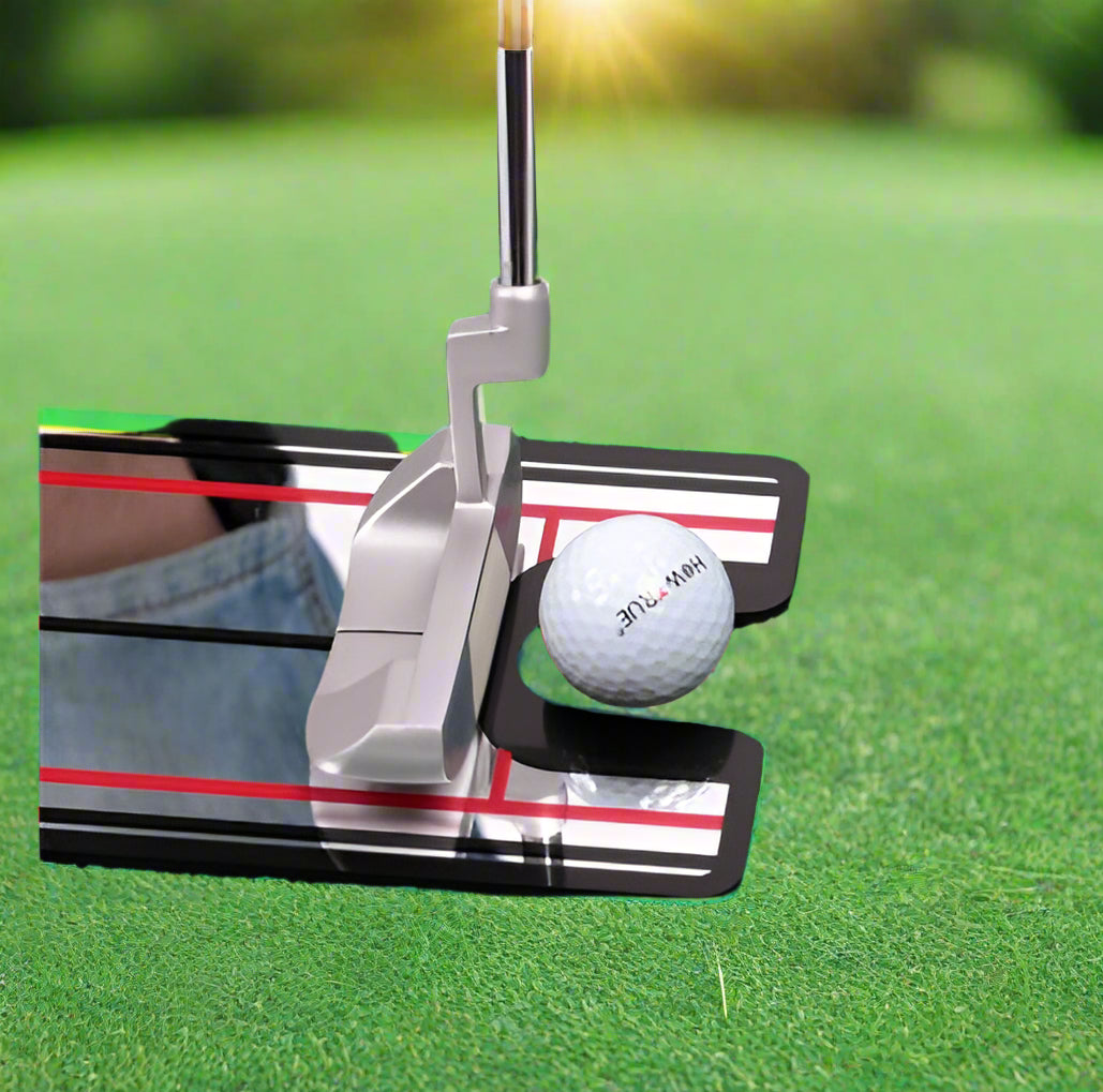 Golf Putting Mirror – 32x14.5cm Alignment Trainer | Swing & Eye Line Aid