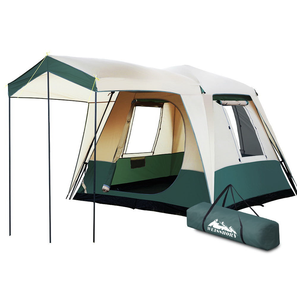 Weisshorn 4-Person Family Dome Tent | Quick Setup Camping Tent