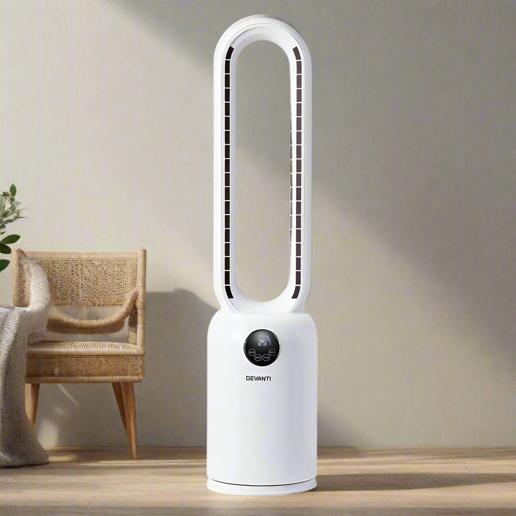 Devanti 2in1 Bladeless Fan Air Purification W/ Remote 88cm