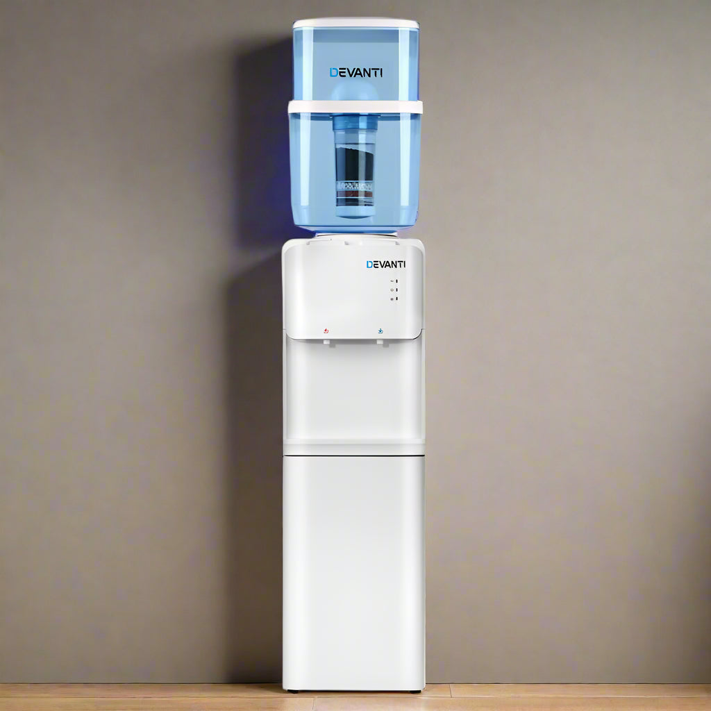Devanti Water Cooler Dispenser Stand 22L Bottle White