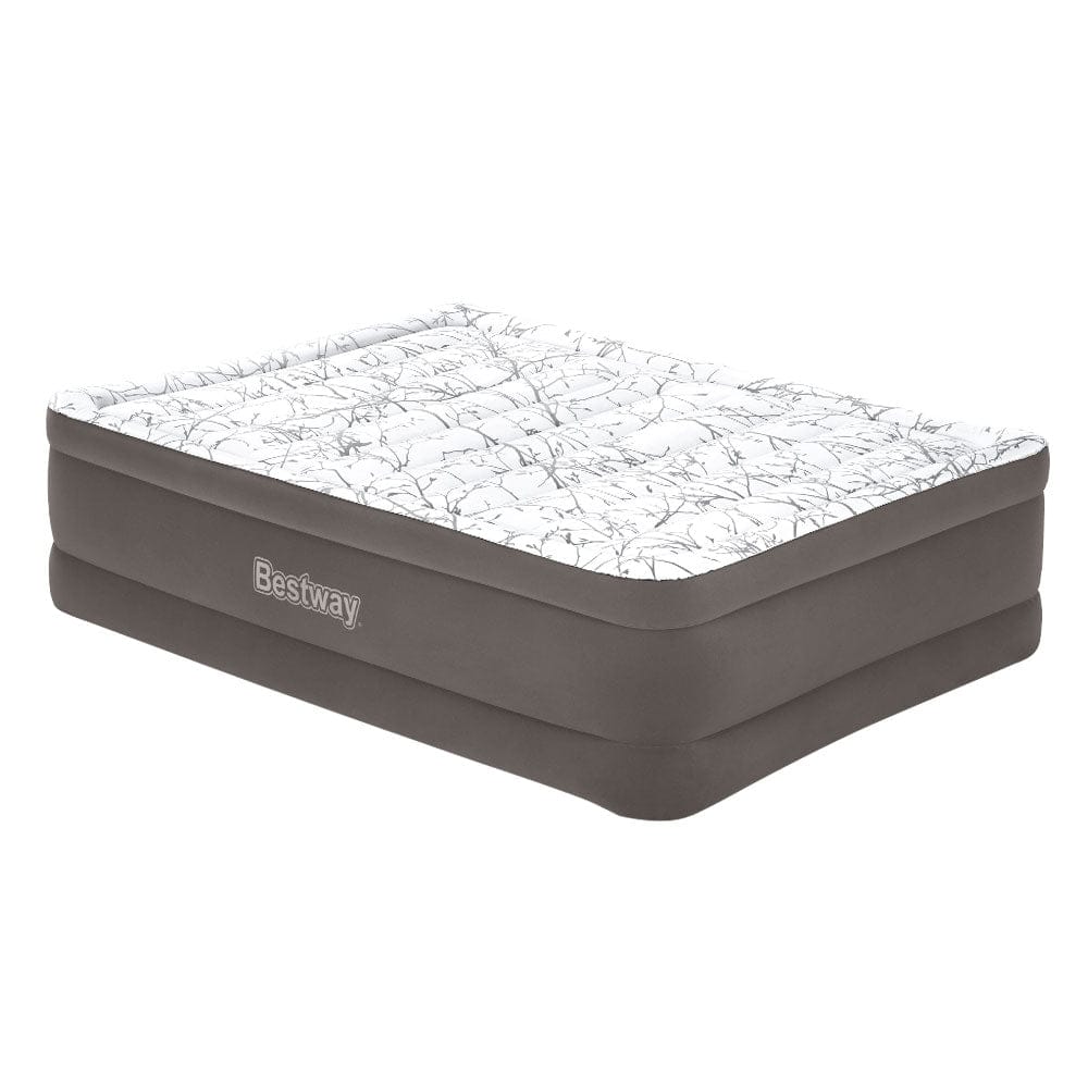 Bestway Air Mattress Queen Inflatable Bed 56cm Airbed Grey - SportZone.co.nz