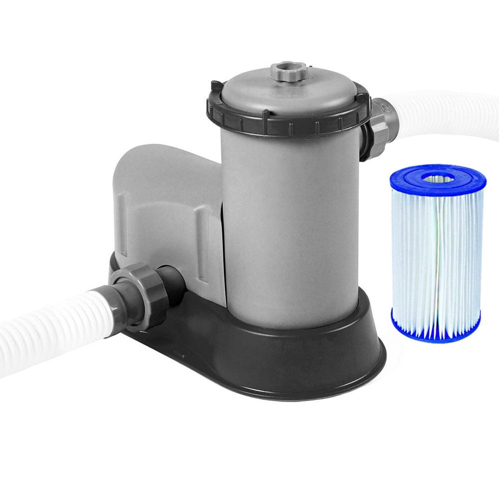 Bestway Pool Pump Cartridge Filter 1500GPH 5678L/H Flowclearโข Filters Cleaner - SportZone.co.nz