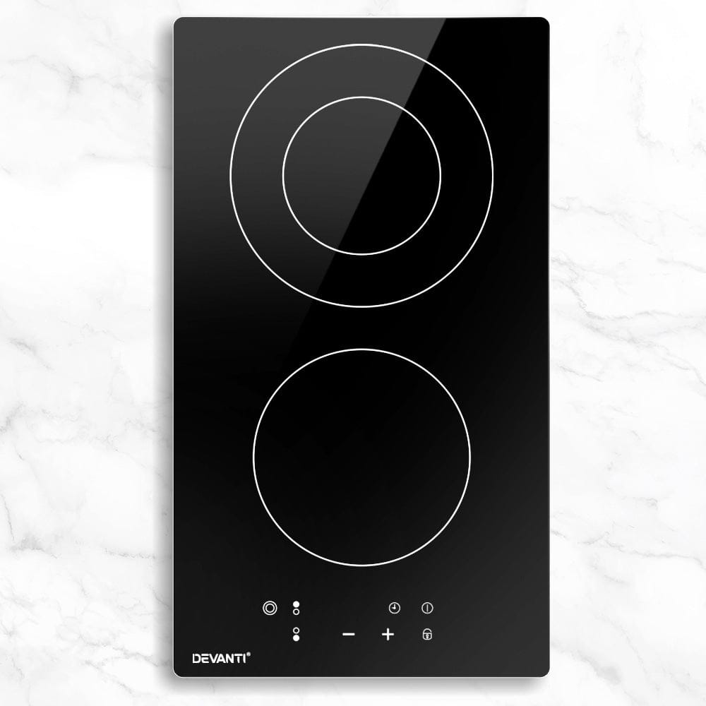 Devanti Electric Ceramic Cooktop 30cm - SportZone.co.nz
