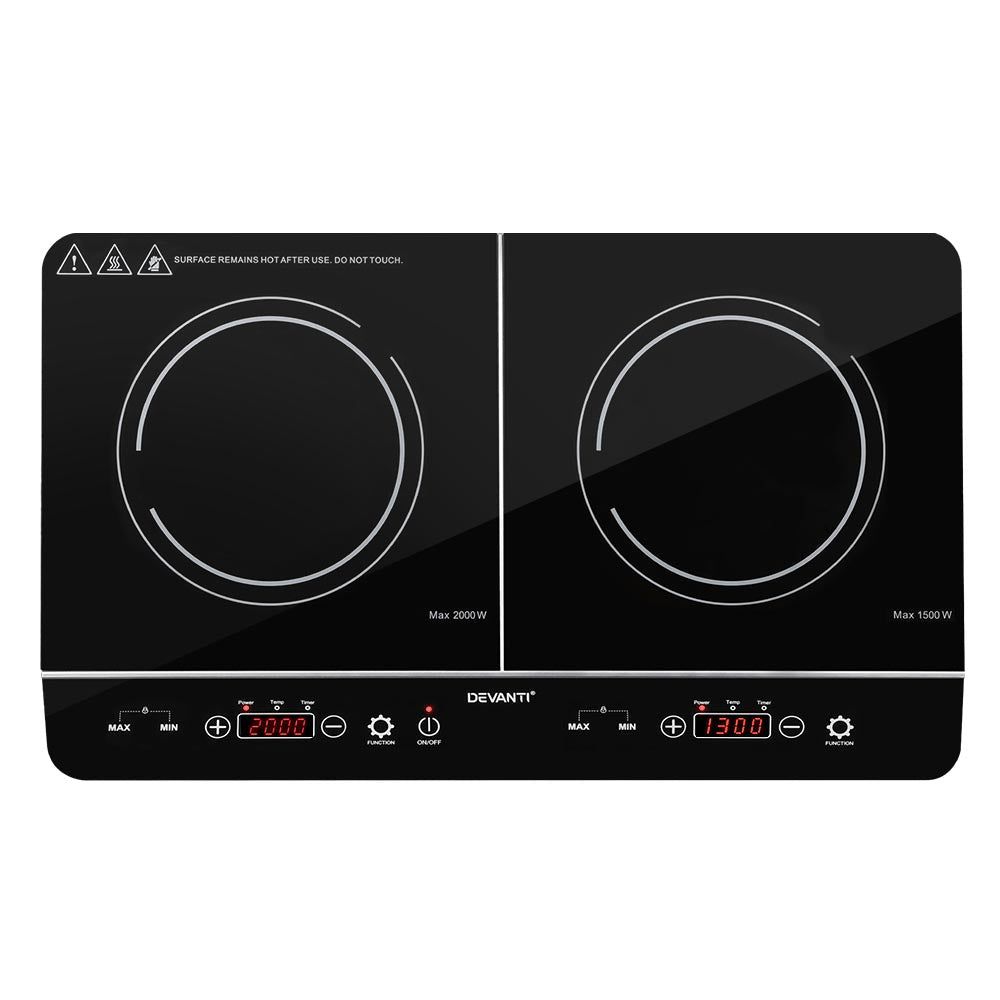 Devanti Induction Cooktop 60cm Portable Cooker - SportZone.co.nz