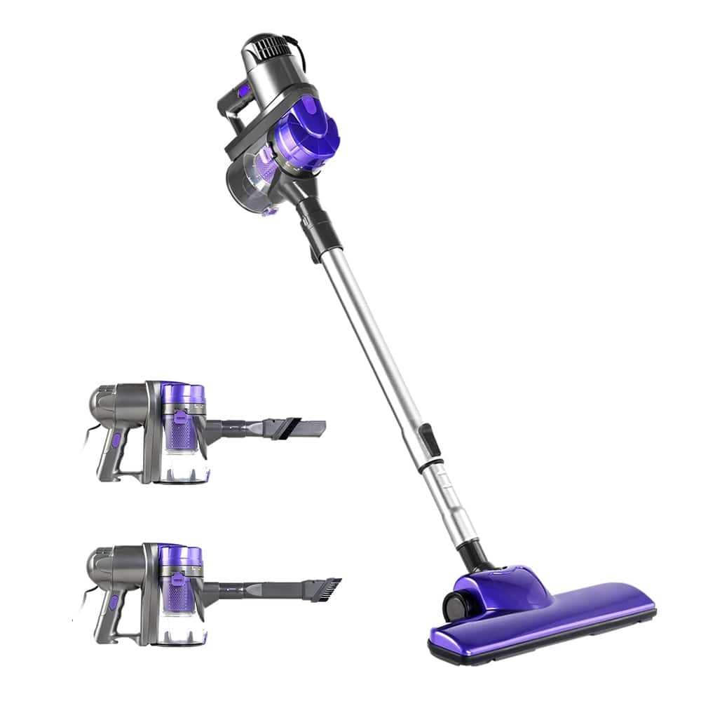 Devanti Stick Vacuum Cleaner Handheld Corded 450W Purple - SportZone.co.nz