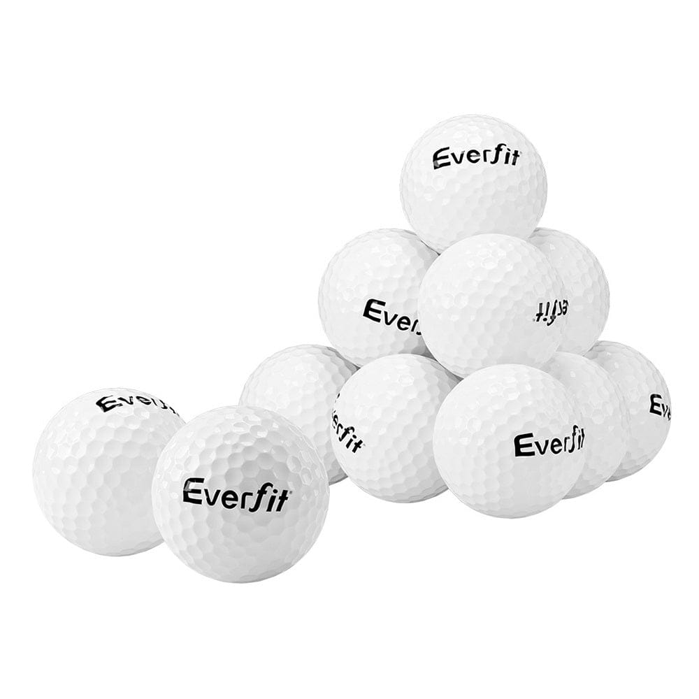 Everfit 12Pcs Golf Ball Set Reusable Distance Golf Balls Practice Training - SportZone.co.nz