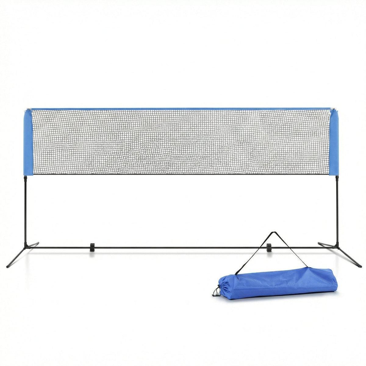 Everfit 4m Badminton Tennis Net Portable Volleyball Kit Adjustable Height - SportZone.co.nz