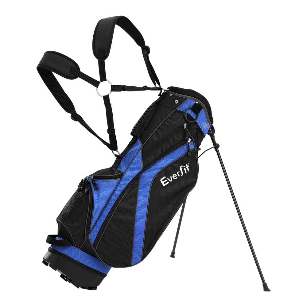 Everfit 6 Way Dividers Golf Bag Stand Insulated Carry Bag Zippered Rain Cover - SportZone.co.nz