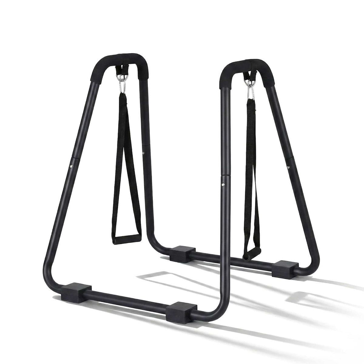 Everfit Dip Station Parallel Bars Heavy Duty Home Gym Stand Calisthenics Black - SportZone.co.nz