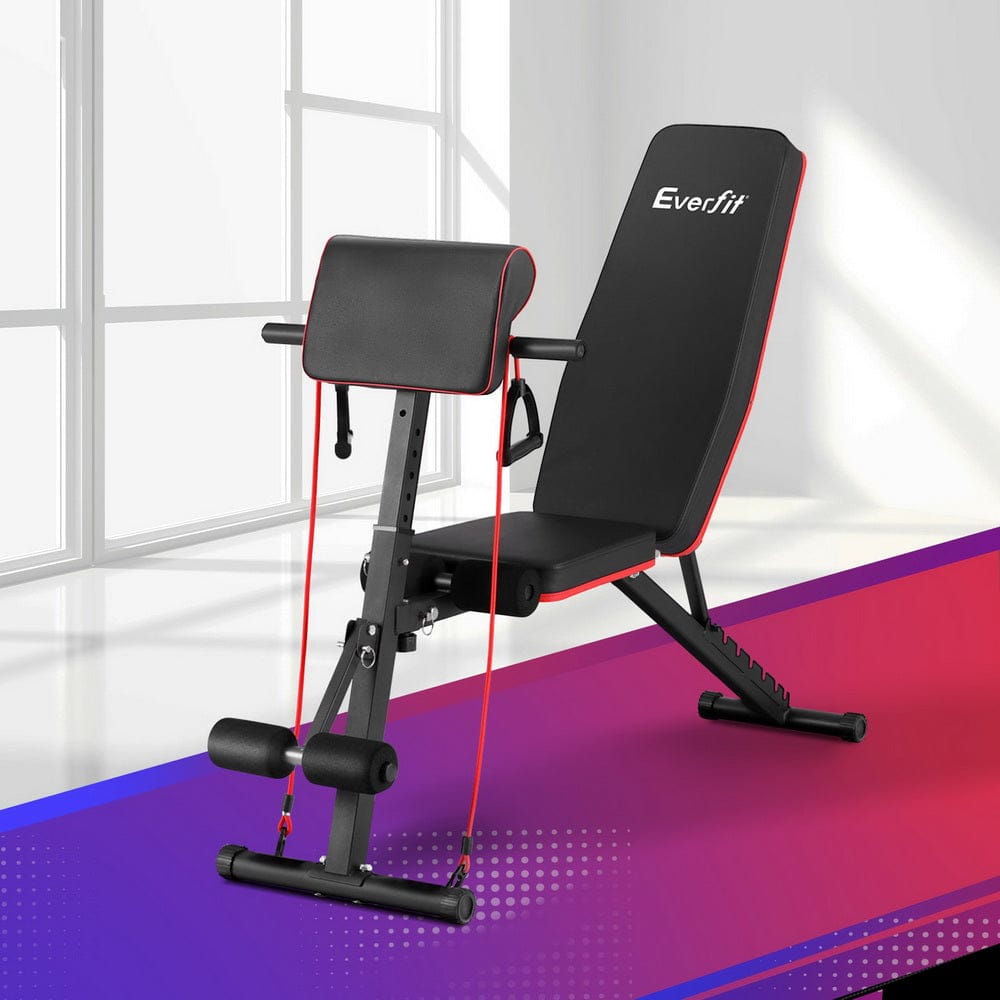 Everfit Weight Bench Adjustable Preacher Curl Bench Press Dumbbell Stool 260kg - SportZone.co.nz