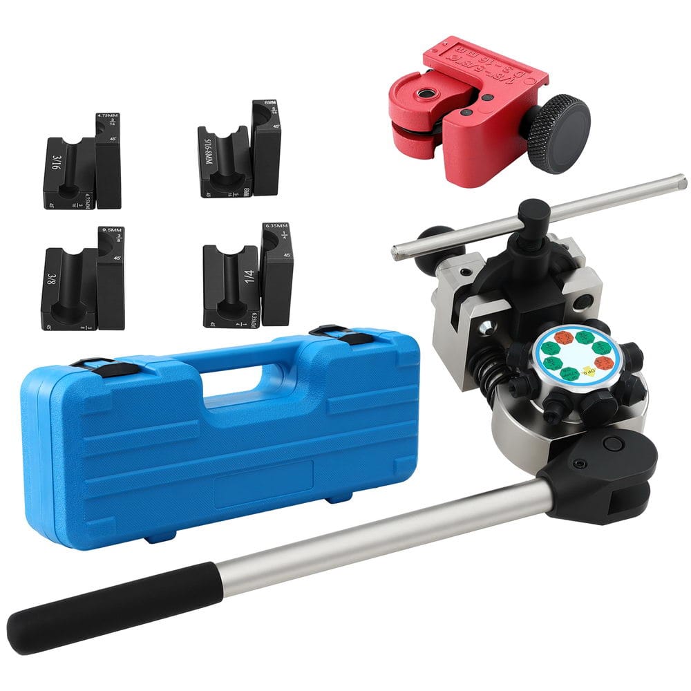 Giantz 45° Brake Line Flaring Tool Kit for 3/16" - 3/8" Tubing with Cutter - SportZone.co.nz