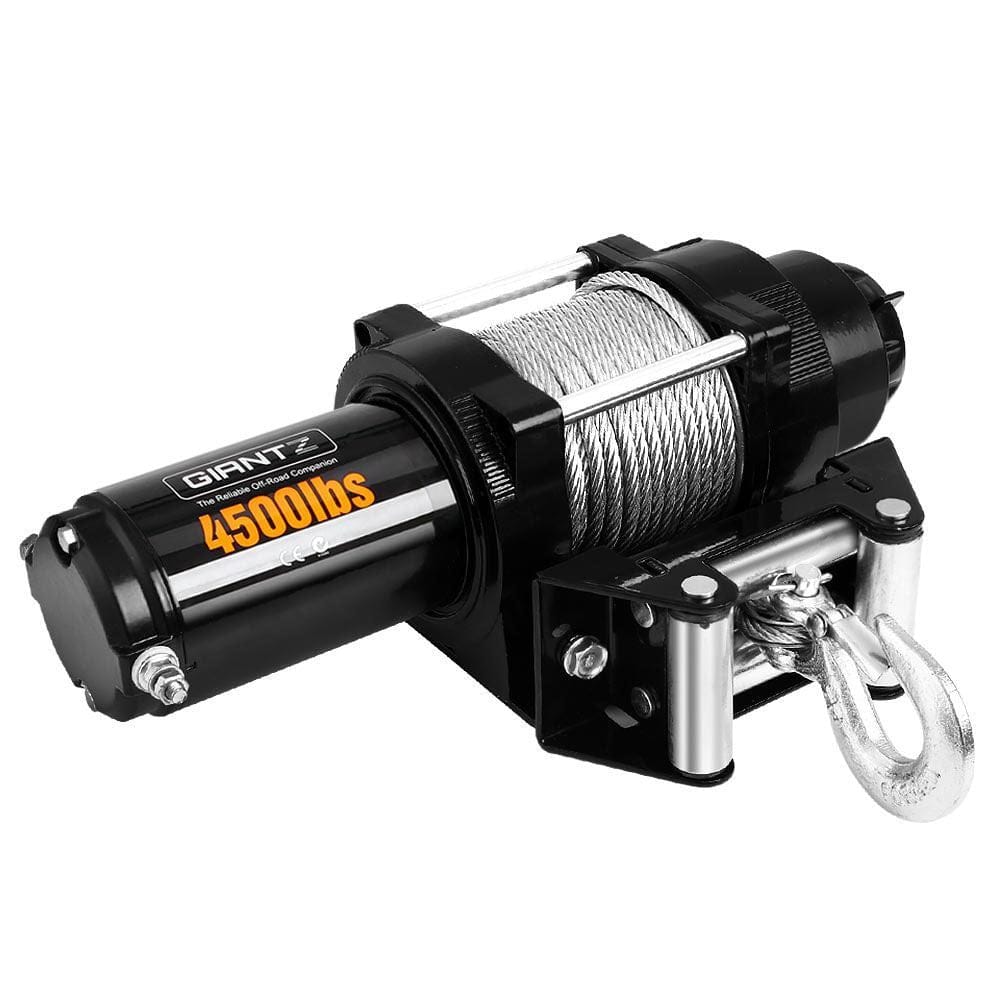 Giantz 4WD Electric Car Winch 4500LBS/2041KG - SportZone.co.nz