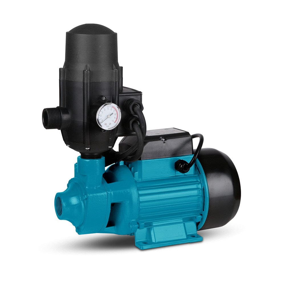 Giantz Peripheral Water Pump Garden Boiler Car Wash Auto Irrigation QB80 Black - SportZone.co.nz