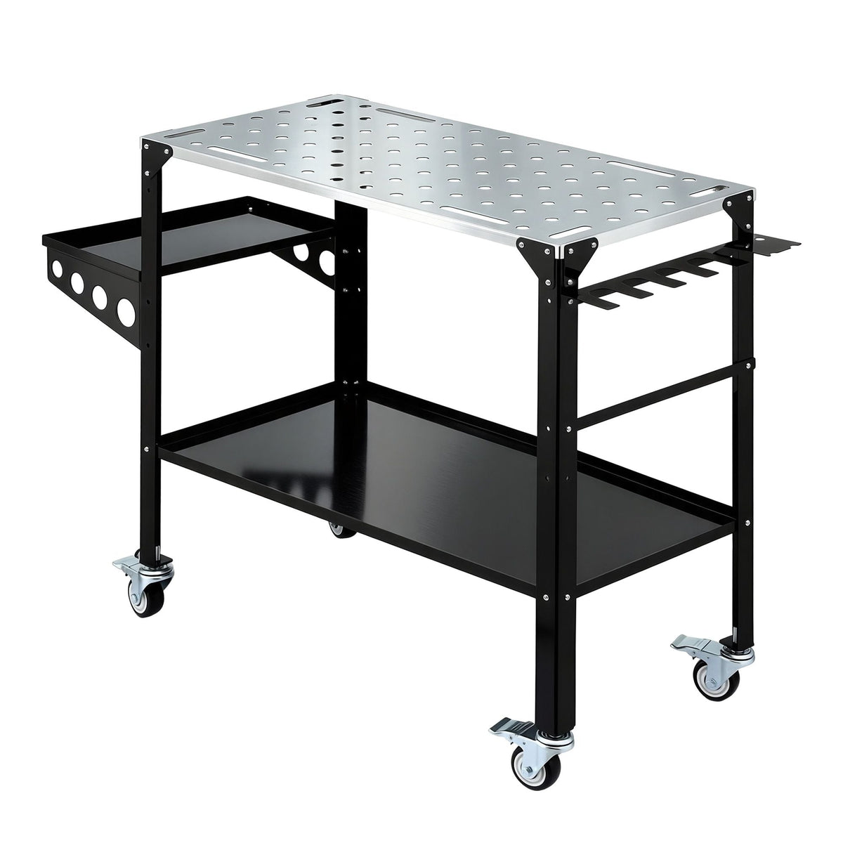 Giantz Welding Table Cart with Tool Storage 130KG Capacity Mobile Workstation - SportZone.co.nz