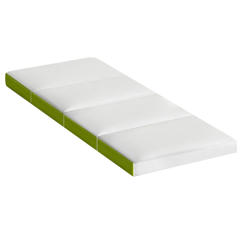 Giselle Bedding Foldable Mattress Folding Foam Single Green - SportZone.co.nz