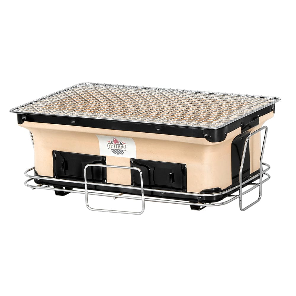 Grillz BBQ Grill Tabletop Charcoal Smoker - SportZone.co.nz