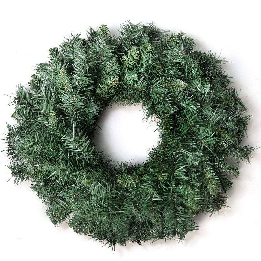Jingle Jollys 60cm Christmas Wreath Garland Xmas Decorations Wedding Party - SportZone.co.nz