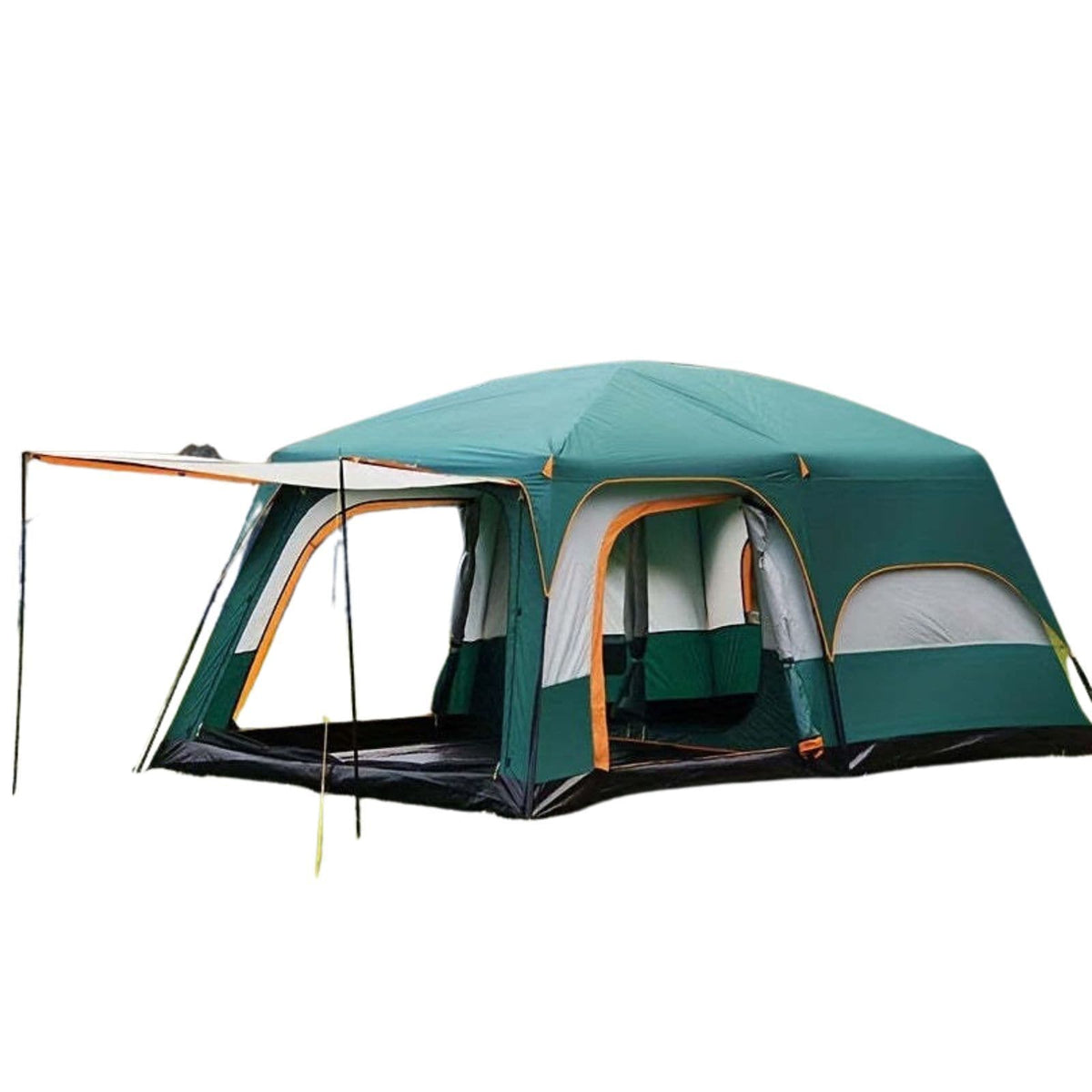 Tasman 3 - 5 Person Tent Camping Hiking Festival Pop Up Sleeping - Green - SportZone.co.nz