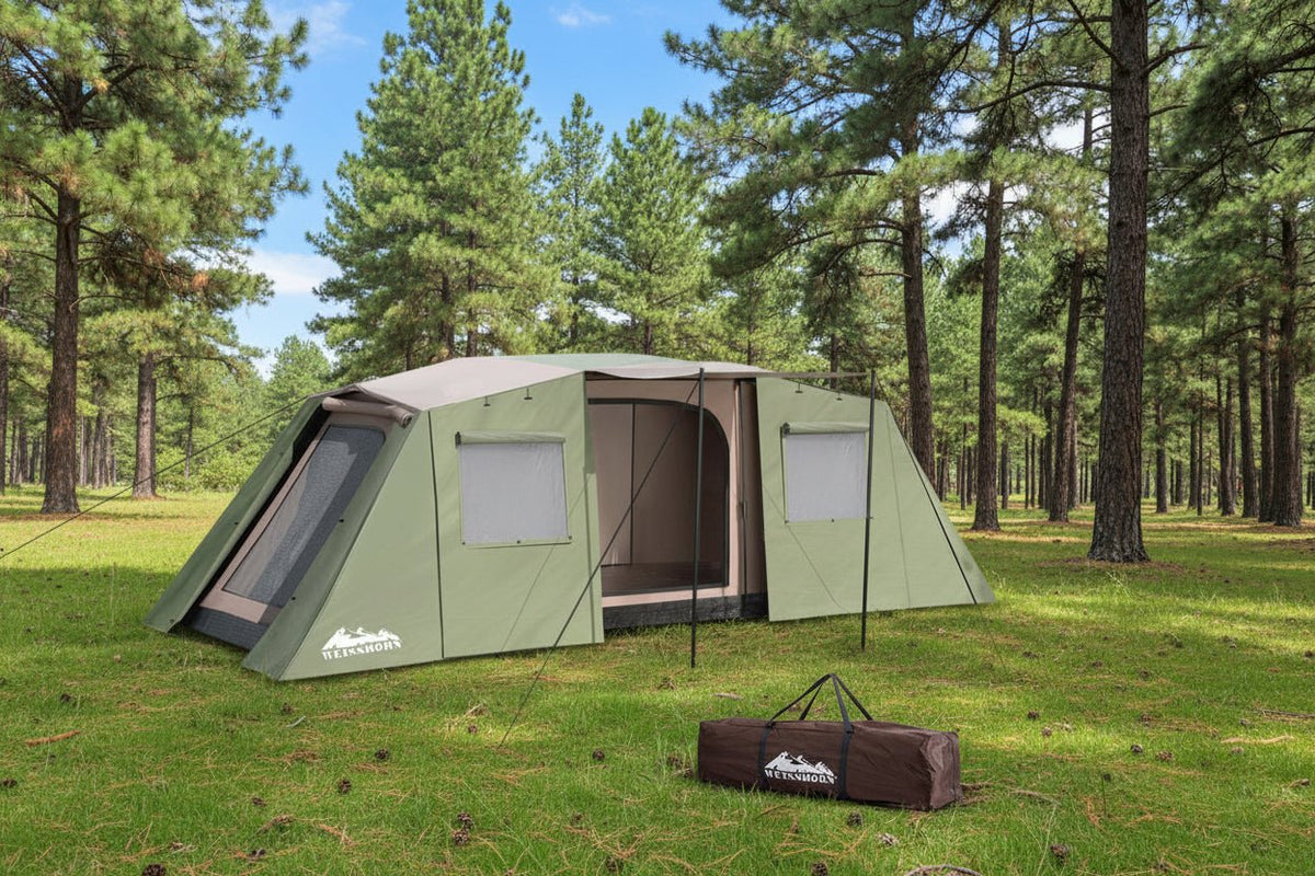 Weisshorn 10 - Person Instant Camping Tent: Your Ultimate Outdoor Retreat - SportZone.co.nz