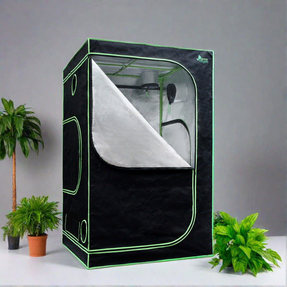 Green Fingers Grow Tent 90x90x180CM Hydroponics Kit Indoor Plant Room System