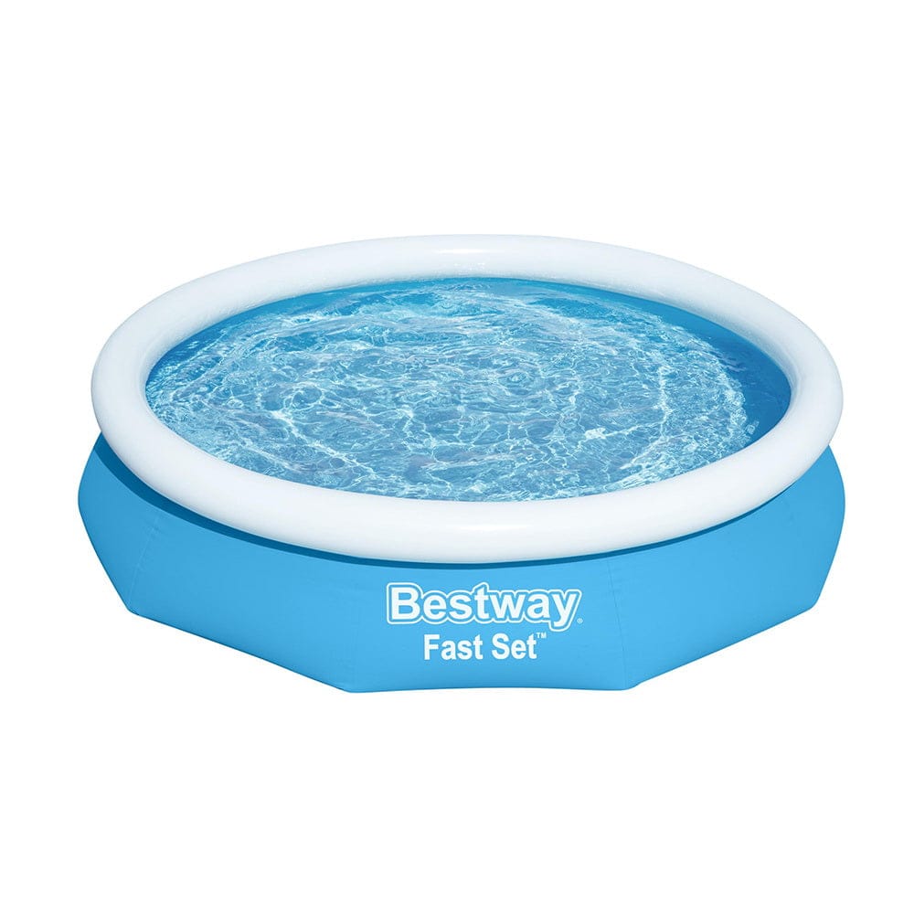 Bestway Swimming Pool 305x66cm Above Ground Round Inflatable Pools w/ Filter Pump 3200L - SportZone.co.nz
