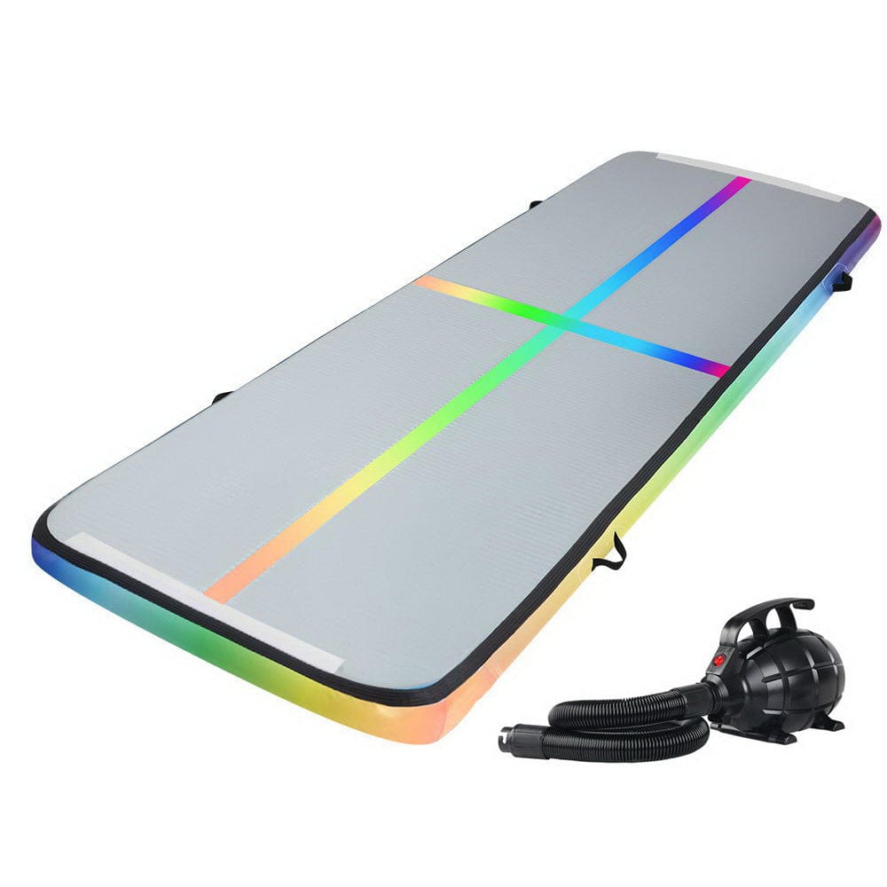 Everfit 3M Air Track Gymnastics Tumbling Exercise Mat Inflatable Mats + Pump - SportZone.co.nz