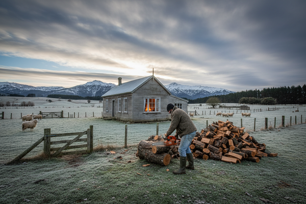 New Zealand winter home with heater, firewood and secure property | SportZone NZ