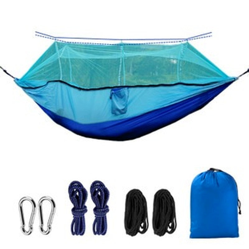 Bourette Spinning 210T Nylon Hammock: Your Ultimate Outdoor Anti-Mosquito Haven