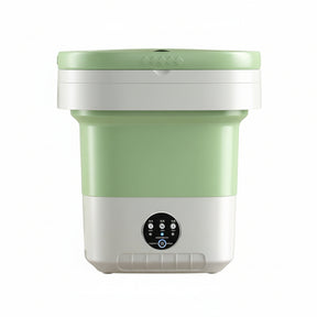 12L Portable Foldable Washing Machine – Mini Travel Washer Green - SportZone.co.nz