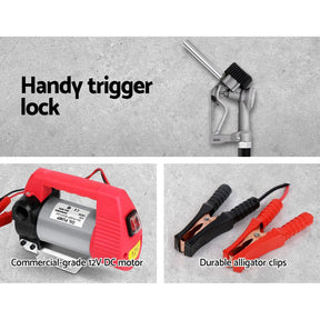 12V Electric Diesel Oil Bio - diesel Transfer Pump - SportZone.co.nz