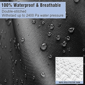 16-18ft Boat Cover Trailerable Marine Grade 600D Black - SportZone.co.nz