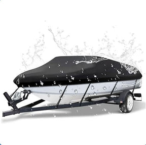 20-22ft Boat Cover Trailerable Marine Grade 600D Black - SportZone.co.nz