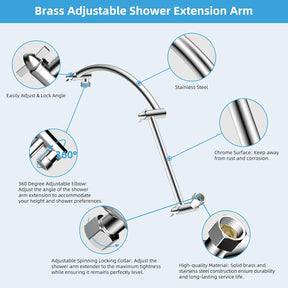 20" Showerhead with 10" Rainfall Showerhead - SportZone.co.nz