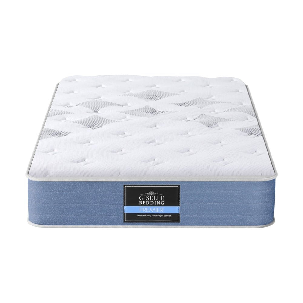 25cm Giselle Mattress Single Bed Pocket Spring Mattresses - SportZone.co.nz