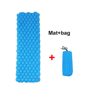 Outdoor Camping Air Mattress: Waterproof, Inflatable Pad Ideal for Backpacking, Hiking, Travel, and Beach Use.