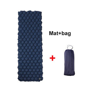 Outdoor Camping Air Mattress: Waterproof, Inflatable Pad Ideal for Backpacking, Hiking, Travel, and Beach Use.