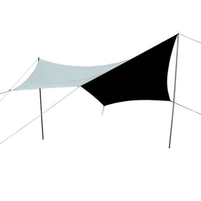 520*420 cm Hexagon Camping Tent Tarp - Waterproof, UV Protection, Sunshade Canopy Shelter for Camping, Hiking, Picnic - SportZone.co.nz