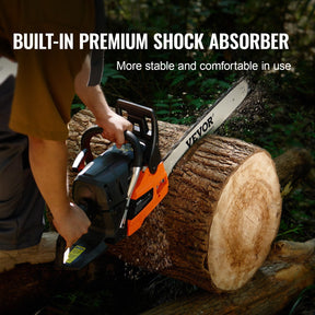 58CC 508mm Gasoline Chainsaw Gas Powered Wood Cutting Engine Gas Chain Saw - SportZone.co.nz
