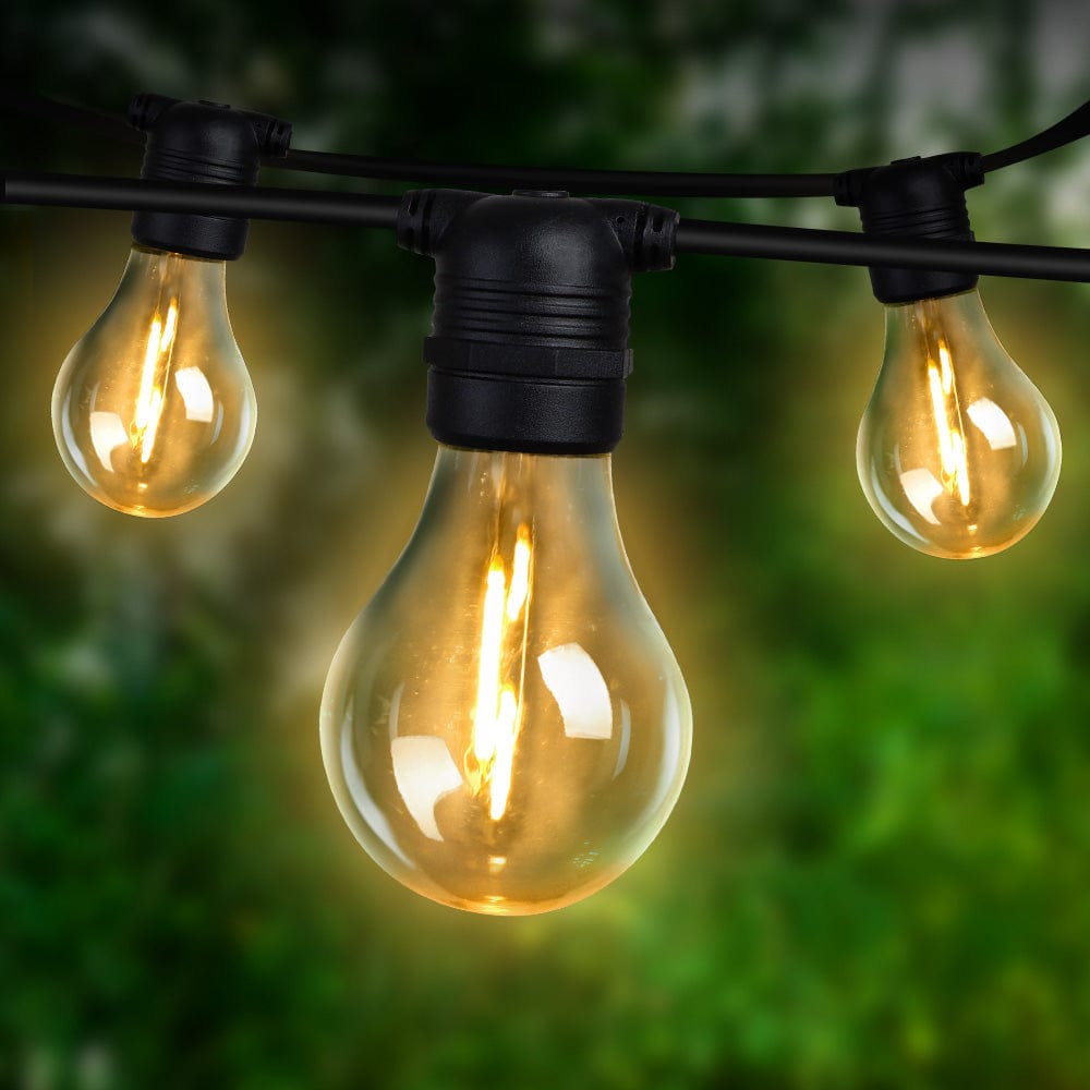 59m LED Festoon String Lights Outdoor Christmas Decorations Wedding Garden Party - SportZone.co.nz