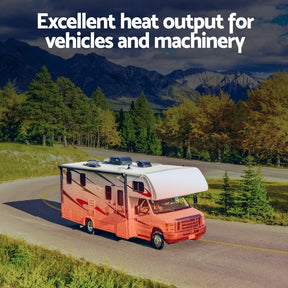 5KW Portable Diesel Air Heater Remote Control LCD Display Quick Heat Car RV Bus Boat - SportZone.co.nz