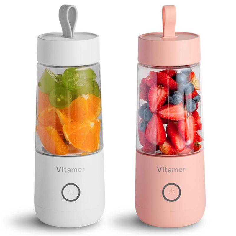 Enhance Your Culinary Experience with Our USB Rechargeable 350ML Portable Electric Smoothie Blender