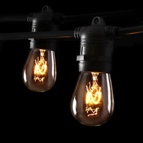 74m LED Festoon String Lights Outdoor Christmas Wedding Waterproof Garden Decor - SportZone.co.nz