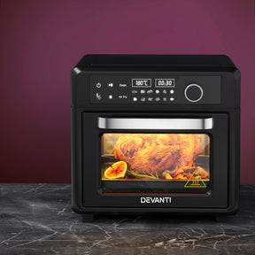 Devanti Air Fryer 20L LCD Fryers Oven