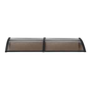 Instahut Window Door Awning 0.8mx2m Brown