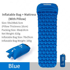 Naturehike Inflatable Camping Mat: Ultralight, Portable, and Perfect for Sleeping Comfort Under the Stars