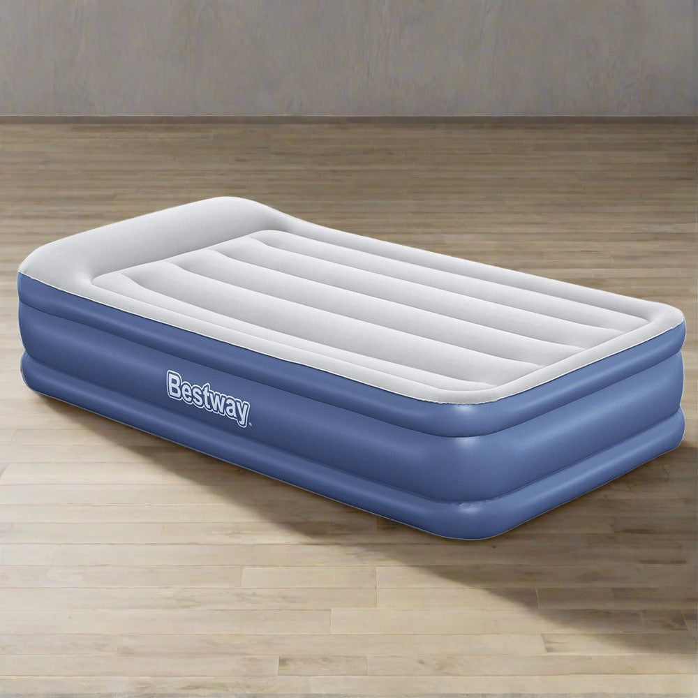 Bestway Air Mattress Inflatable Bed 46cm Airbed Single Blue