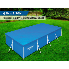 Bestway 58017 Pool Cover Fits 4x2.11m Above Ground Swimming Pool PE Blanket