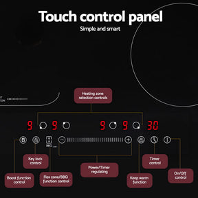 Devanti Induction Cooktop 60cm Electric Cooker